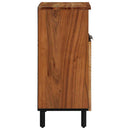 vidaXL Széf polcokkal tárolóval Barna 60 x 33 x 75 cm Tömör Mangófát