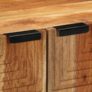 vidaXL Szekrény polcokkal tárolóval Barna 60 x 33 x 75 cm Tömör akácfa