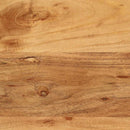 vidaXL Szekrény polcokkal tárolóval Barna 60 x 33 x 75 cm Tömör akácfa