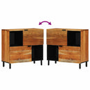 vidaXL Széf polcokkal tárolóval Barna 80 x 33 x 75 cm Tömör Mangófát