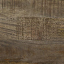 vidaXL világosszürke tömör mangófa éjjeliszekrény 40 x 33 x 46 cm