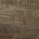 vidaXL világosszürke tömör mangófa dohányzóasztal 80 x 50 x 40 cm