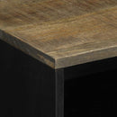 vidaXL világosszürke tömör mangófa éjjeliszekrény 50x33x60 cm