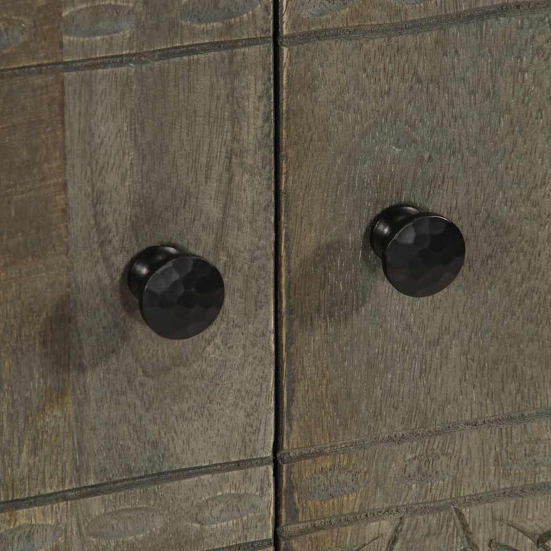 vidaXL tömör mangófa tálalószekrény 60 x 33 x 75 cm