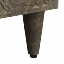 vidaXL tömör mangófa tálalószekrény 60 x 33 x 75 cm