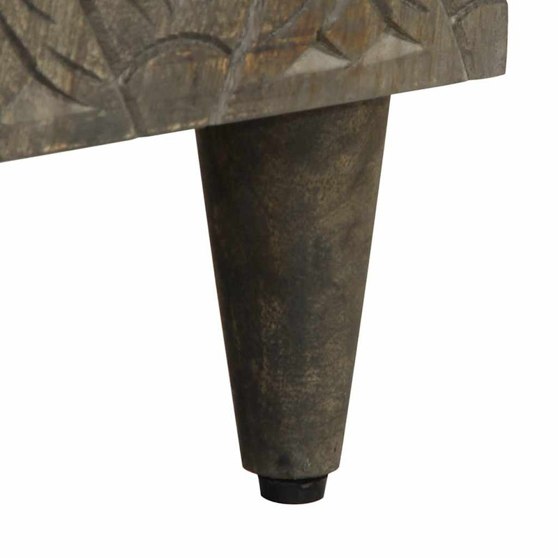 vidaXL tömör mangófa tálalószekrény 60 x 33 x 75 cm