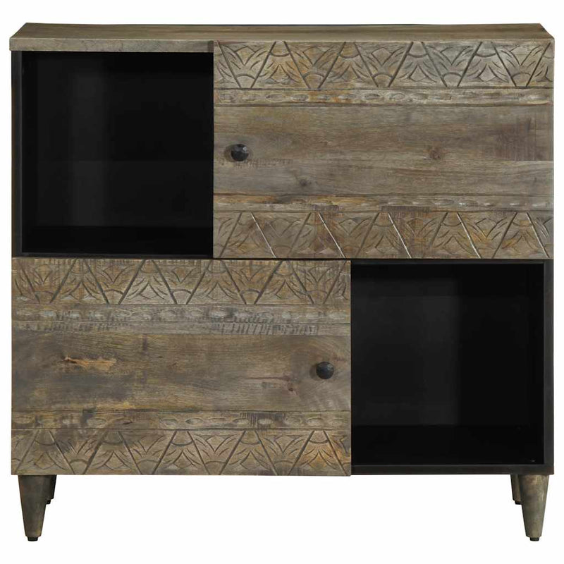 vidaXL tömör fa mangó komód 80x33x75 cm