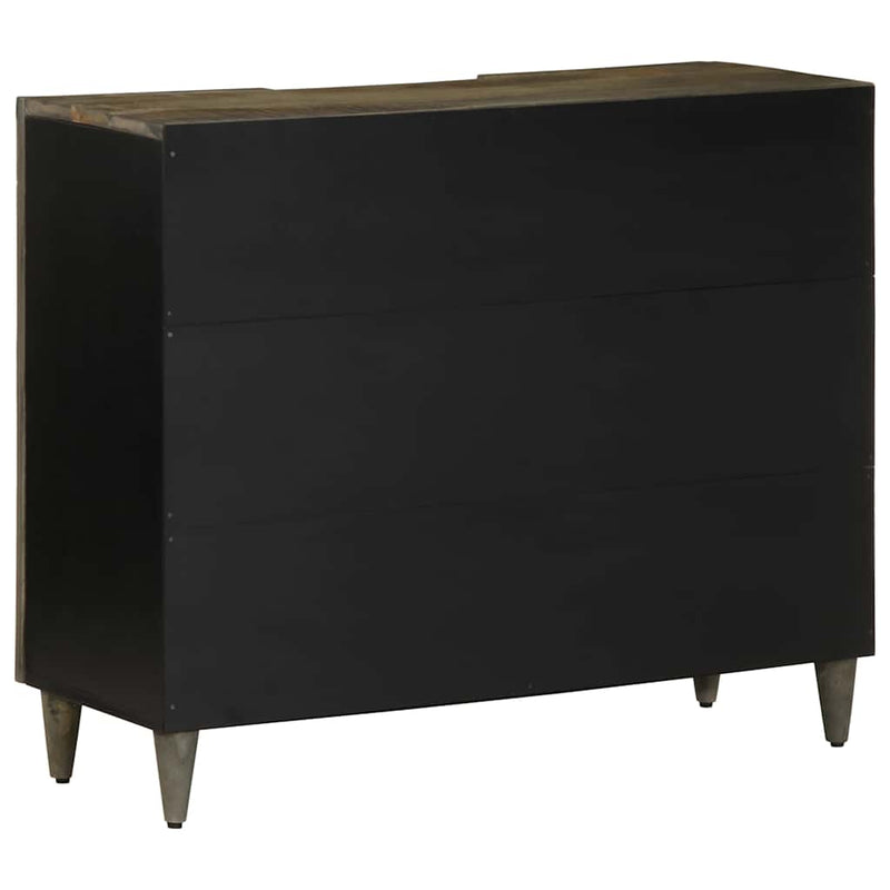 vidaXL tömör fa mangó komód 90x33x75 cm