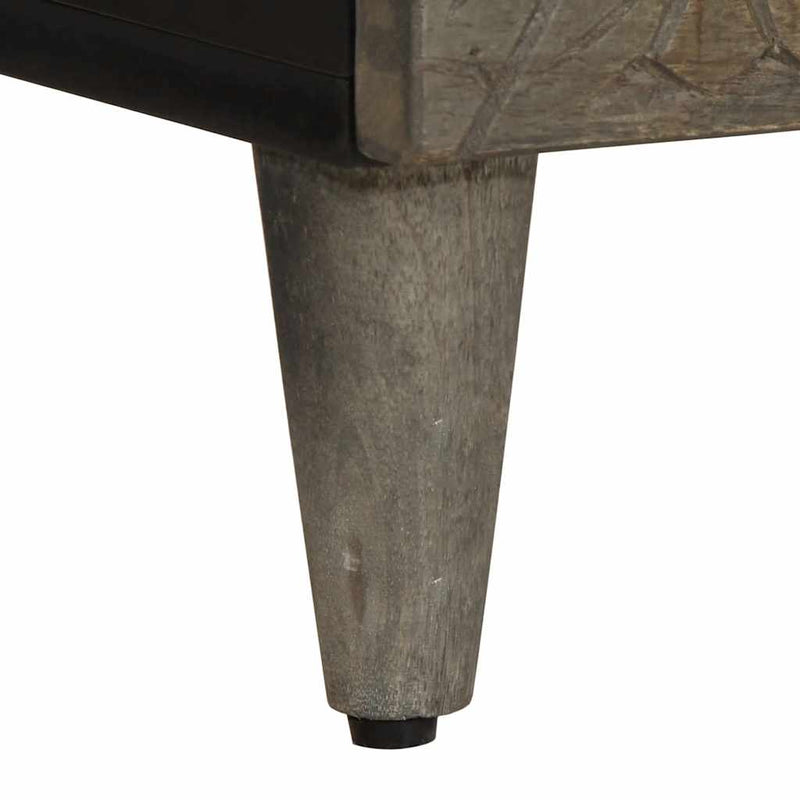 vidaXL tömör mangófa magasszekrény 60x33x100 cm