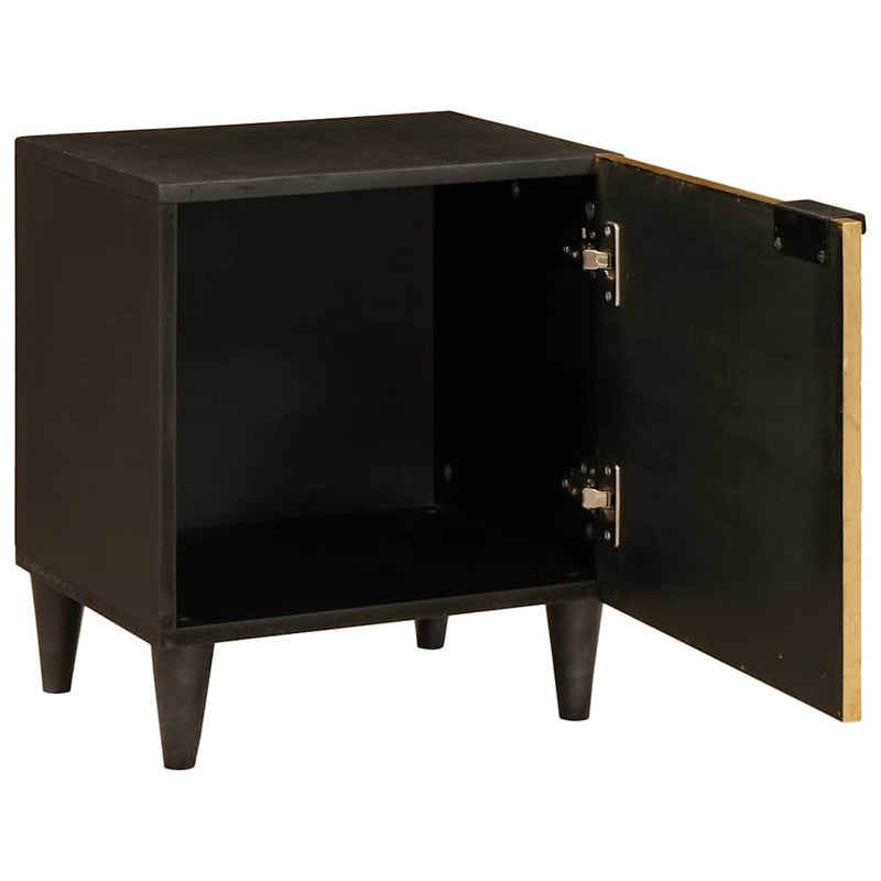 vidaXL Éjjeli asztal Fekete és Arany 40 x 33.5 x 46 cm