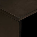 vidaXL Éjjeli asztal Fekete és Arany 50 x 33 x 62 cm Szerelt Fa