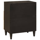 vidaXL Éjjeli asztal Fekete és Arany 50 x 33 x 62 cm Szerelt Fa