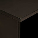 vidaXL TV szekrény fiókkal Fekete és Arany 80 x 33 x 46 cm Faanyag