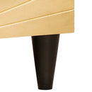 vidaXL TV szekrény fiókkal Fekete és Arany 80 x 33 x 46 cm Faanyag