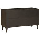 vidaXL TV szekrény fiókkal Fekete és Arany 80 x 33 x 46 cm Faanyag