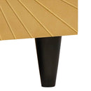 vidaXL Széf polcokkal Fekete és Arany 60 x 33 x 75 cm Tömör Mangófát