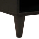 vidaXL Oldalsó szekrény polcokkal Fekete és Arany 80 x 33,5 x 75 cm