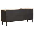 vidaXL TV szekrény polcokkal Fehér mosott felület 105 x 33 x 46 cm