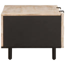 vidaXL Dohányzóasztal Fehér 100 x 54 x 40 cm Tömör Mangófát