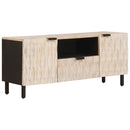 vidaXL TV szekrény fiókkal Fehér mosott felület 105 x 33 x 46 cm