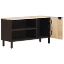 vidaXL TV szekrény Fehér mosott felület 80 x 33 x 46 cm Tömör Mangófát