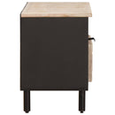 vidaXL TV szekrény Fehér mosott felület 80 x 33 x 46 cm Tömör Mangófát