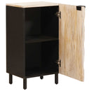 vidaXL Széf Fehér mosott felület 40 x 33 x 75 cm Tömör Mangófát