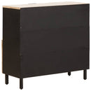 vidaXL Széf Fehér mosott felület 80 x 33 x 75 cm Tömör Mangófát