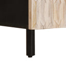 vidaXL Széf Fehér mosott felület 90 x 33 x 75 cm Tömör Mangófát