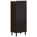 vidaXL Magasfiú Fehér mosott felület 40 x 33 x 110 cm Tömör Mangófát