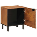vidaXL Éjjeliszekrény 2 pcs Barna 40 x 33 x 46 cm Tömör Mangófát