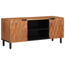 vidaXL TV szekrény Akácbarna felület 105 x 33 x 46 cm Tömör Mangófát