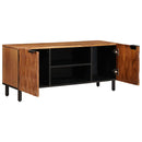 vidaXL TV szekrény Akácbarna felület 105 x 33 x 46 cm Tömör Mangófát