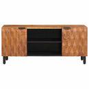 vidaXL TV szekrény Akácbarna felület 105 x 33 x 46 cm Tömör Mangófát