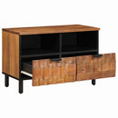 vidaXL TV szekrény Akácbarna felület 70 x 33 x 46 cm Tömör Mangófát