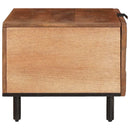 vidaXL Dohányzóasztal Barna 80 x 50 x 40 cm Tömör Mangófát