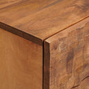 vidaXL Éjjeliszekrény fiókkal Barna 50 x 33 x 62 cm Tömör Mangófát