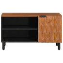 vidaXL TV szekrény Akácbarna felület 80 x 33 x 46 cm Tömör Mangófát