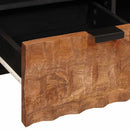vidaXL TV szekrény Akácbarna felület 100 x 33 x 46 cm Tömör Mangófát