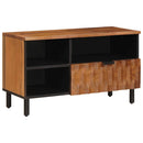 vidaXL TV szekrény Akácbarna felület 80 x 33 x 46 cm Tömör Mangófát