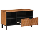 vidaXL TV szekrény Akácbarna felület 80 x 33 x 46 cm Tömör Mangófát