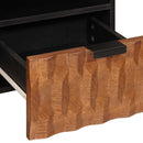 vidaXL TV szekrény Akácbarna felület 100 x 33 x 46 cm Tömör Mangófát