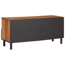 vidaXL TV szekrény Akácbarna felület 100 x 33 x 46 cm Tömör Mangófát