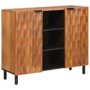 vidaXL Széf polcokkal Akácbarna felület 90 x 33 x 75 cm Tömör Mangófát