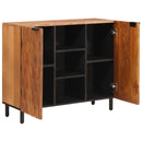 vidaXL Széf polcokkal Akácbarna felület 90 x 33 x 75 cm Tömör Mangófát