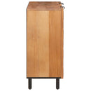 vidaXL Széf polcokkal Akácbarna felület 90 x 33 x 75 cm Tömör Mangófát