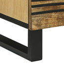 vidaXL Éjjeliszekrény 2 pcs Barna 40 x 33 x 46 cm tömör mangófa