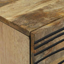 vidaXL Éjjeliszekrény 2 pcs Barna 40 x 33 x 46 cm tömör mangófa