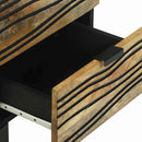 vidaXL Éjjeliszekrény 2 pcs Természetes 40 x 33 x 46 cm Szerelt Fa
