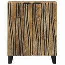 vidaXL Széf Természetes 60 x 33,5 x 75 cm Tömör Mangófát